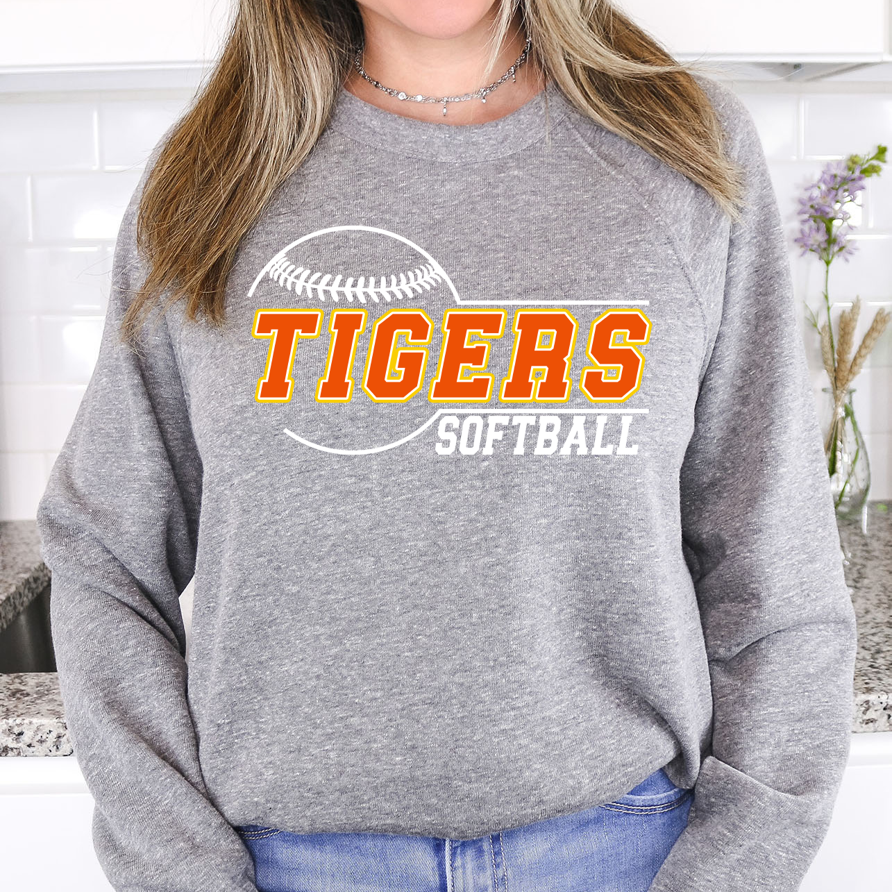Tigers Softball 01 DTF Print