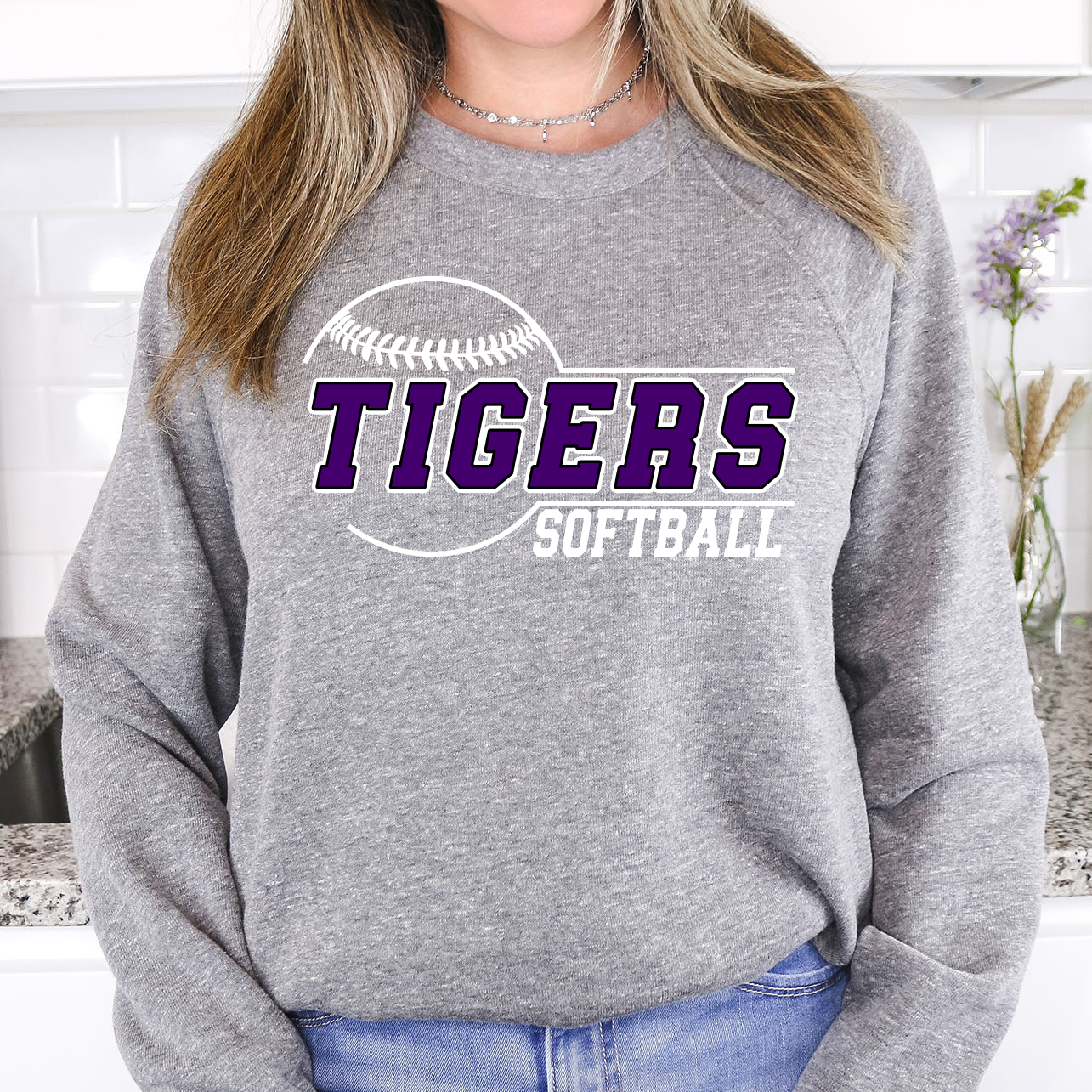 Tigers Softball 01 DTF Print