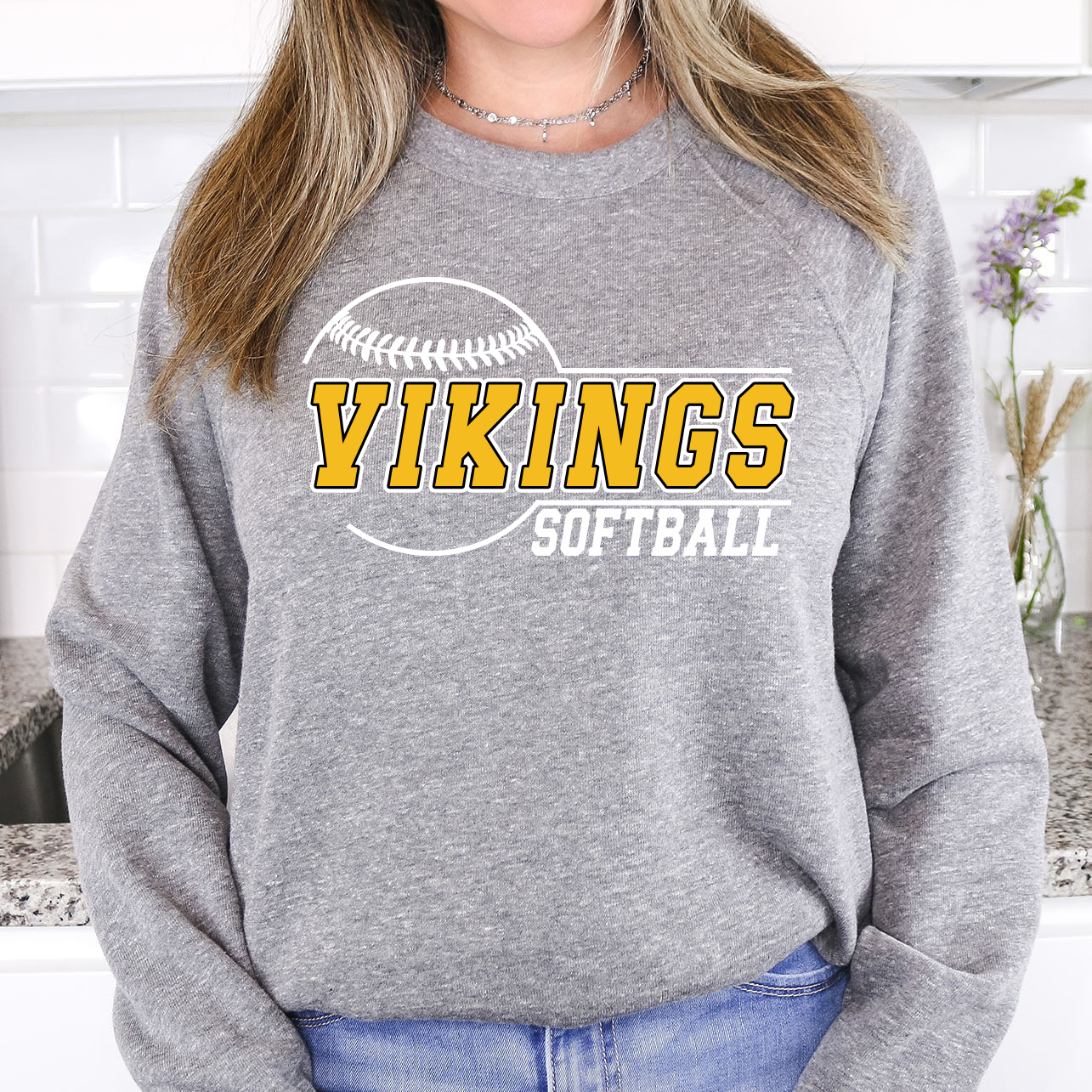 Vikings Softball 01 DTF Print
