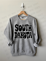 Wonky South Dakota DTF Print