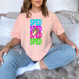 SPED Bookworm Repeat Leopard Pencil DTF Print