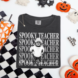 Spooky Teacher Custom Photo & Name Halloween DTF Print