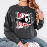 Pirates Star Banner Trio DTF Print