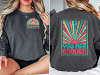 Sunkissed You Are Enought Retro DTF Print