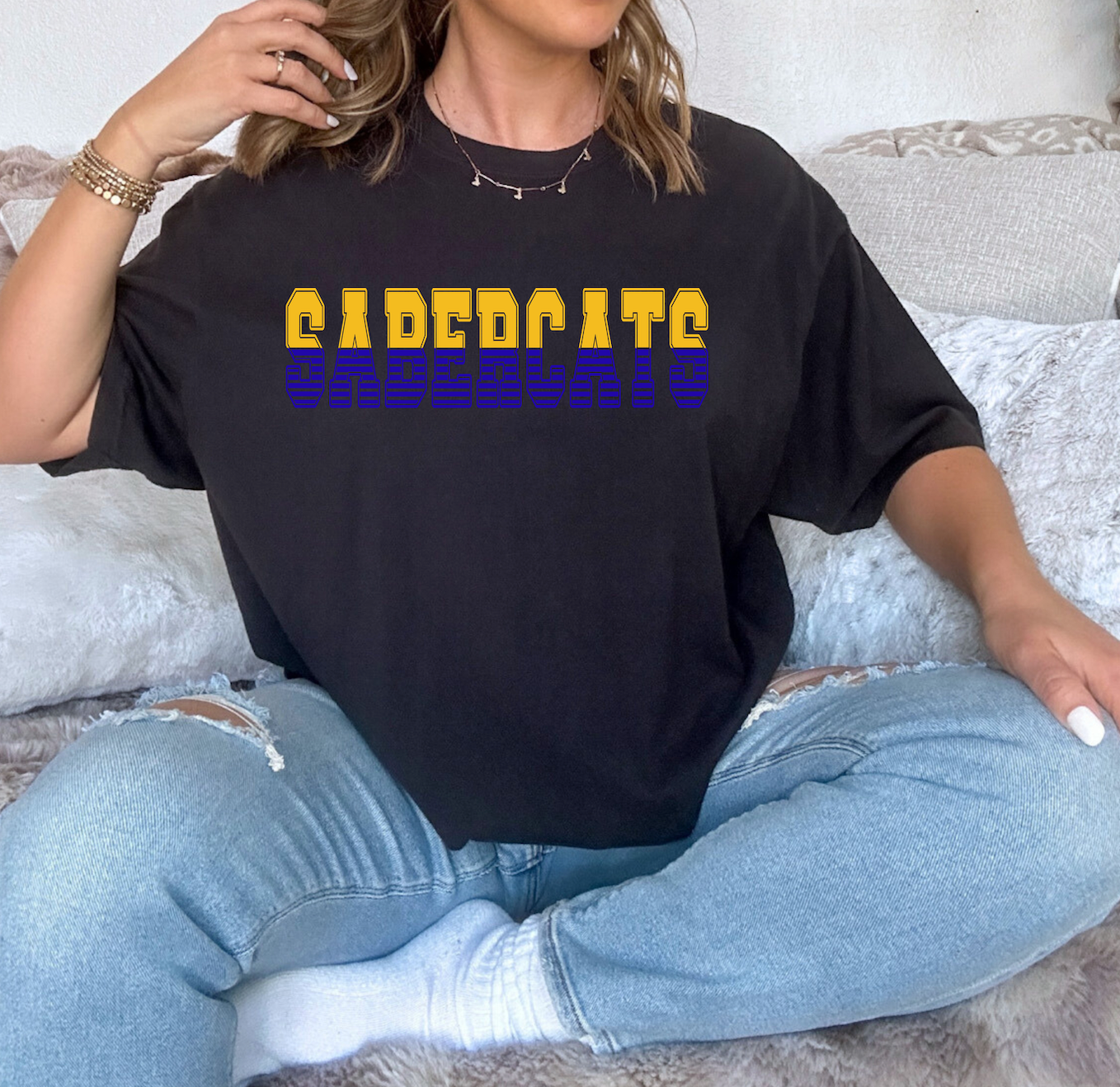 Sabercats Varsity Line Team DTF Print