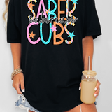 Sabercubs Star Doodle Mix DTF Print