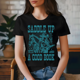 Saddle Up With a Good Book DTF Print
