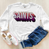 Saints Layered Stack DTF Print