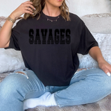 Savages Varsity Line Team DTF Print