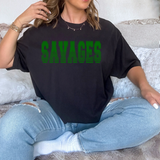 Savages Varsity Line Team DTF Print