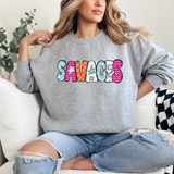 Savages Doodle Mix DTF Print