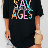 Savages Star Doodle Mix DTF Print