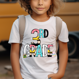 3rd Grade School Days DTF Print