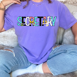 Secretary School Days DTF Print