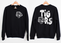 Distressed Tigers Stacked Grunge DTF Print