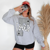 Foxes Stripes Varsity Team DTF Print