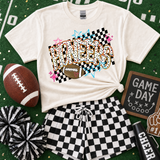 Pioneers Preppy Football Checkerboard DTF Print
