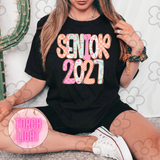 Senior 2027 Word Art DTF Print