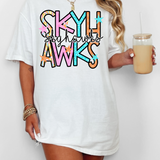 Skyhawks Star Doodle Mix DTF Print