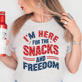 Snacks and Freedom DTF Print
