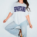 Spartans Varsity Distressed Teams DTF Print