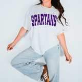 Spartans Varsity Distressed Teams DTF Print