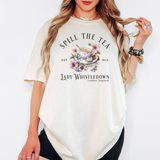 Bridgerton Spill Tea Floral DTF Print