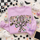 Spooky Bow DTF Print
