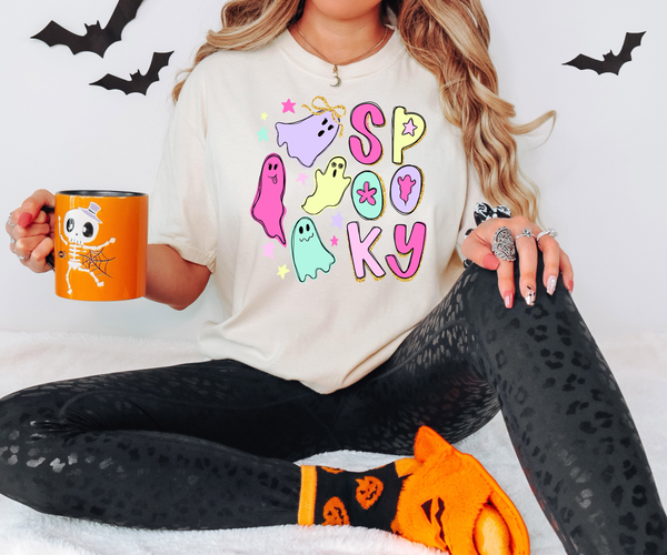 Spooky Ghosts DTF Print