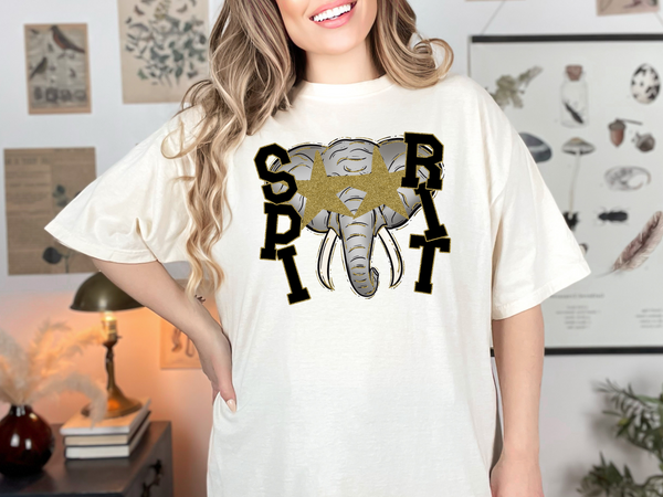 Starry Eye Spirit Elephant DTF Print