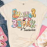 Summer Break DTF Print