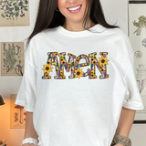 Amen Sunflower DTF Print