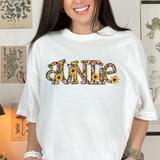 Auntie Sunflower DTF Print