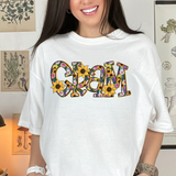 Gram Sunflower DTF Print