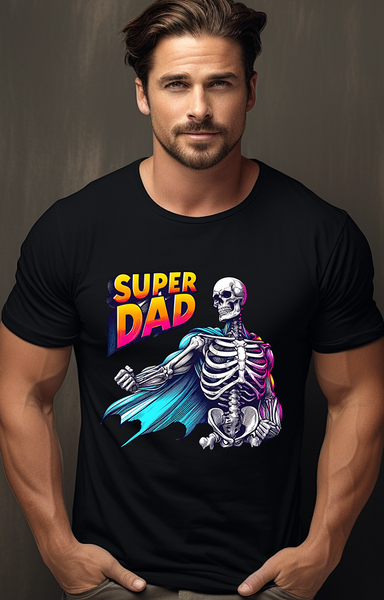 Super Dad Skelly DTF Print