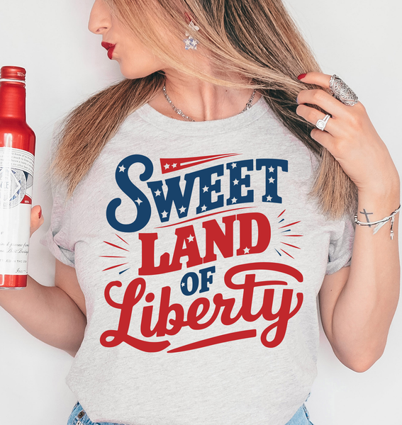 Sweet Land of Liberty DTF Print