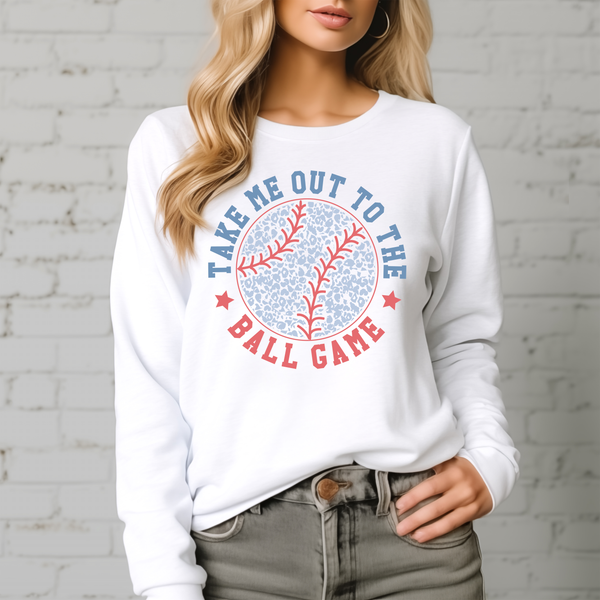 Take Me Out To the Ballgame DTF Print