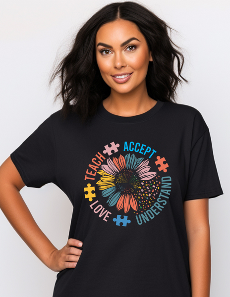 Teach Accept Love Understand DTF Print