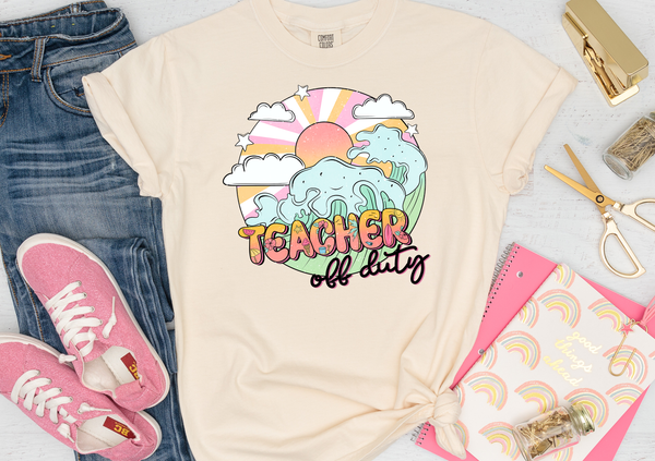 Teacher Off Duty DTF Print