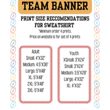 Pretzels Team Banner DTF Print