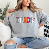 Thunder Doodle Mix DTF Print