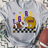 Tigers Jumble Distressed DTF Print