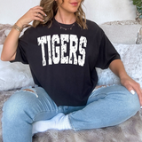Tigers Varsity Distressed Teams DTF Print