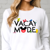 Vacay Mode Cartoon DTF Print