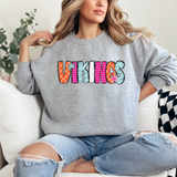 Vikings Doodle Mix DTF Print