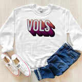 Vols Layered Stack DTF Print