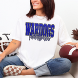 Wardogs Football Glitter School Spirit DTF Print