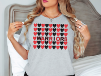 Warriors Heart Collage DTF Print