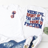 Where the Spirit Of The Lord Is There is Freedom DTF Print