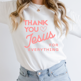 Thank You Jesus DTF Print